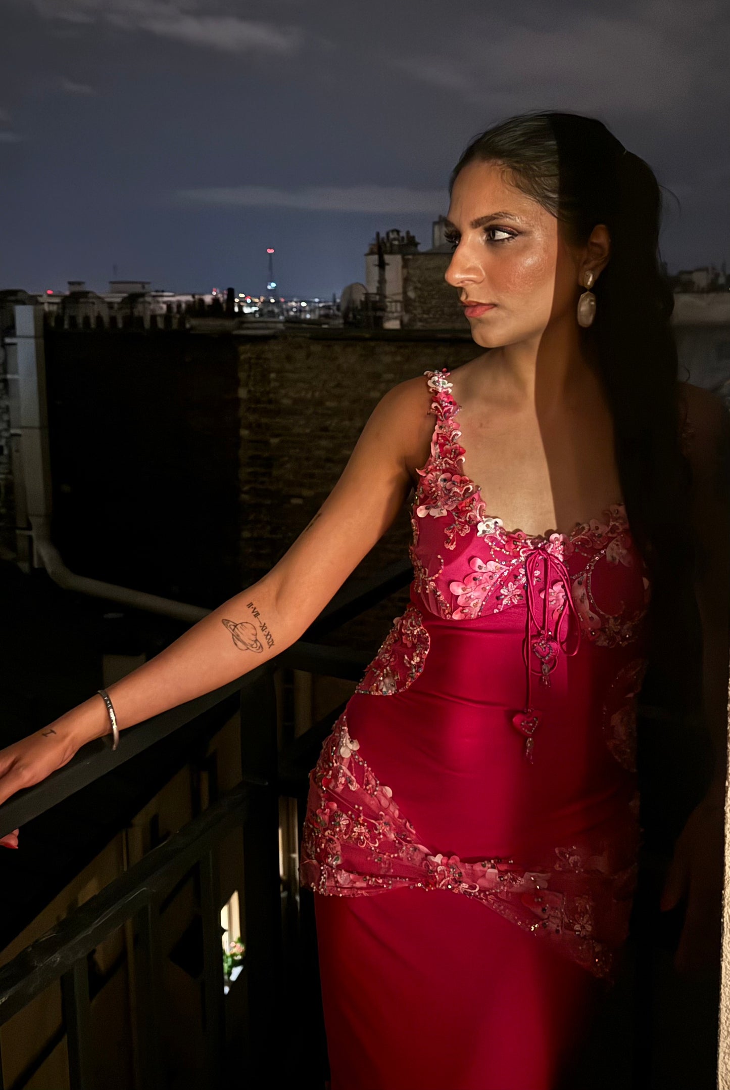 HEARTS ON HER WAIST DRESS