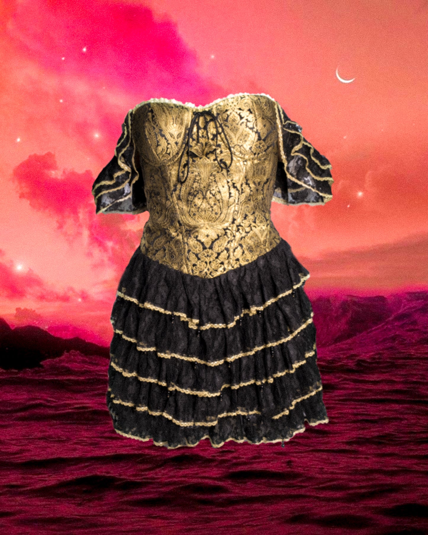 Berlin Brocade Dress