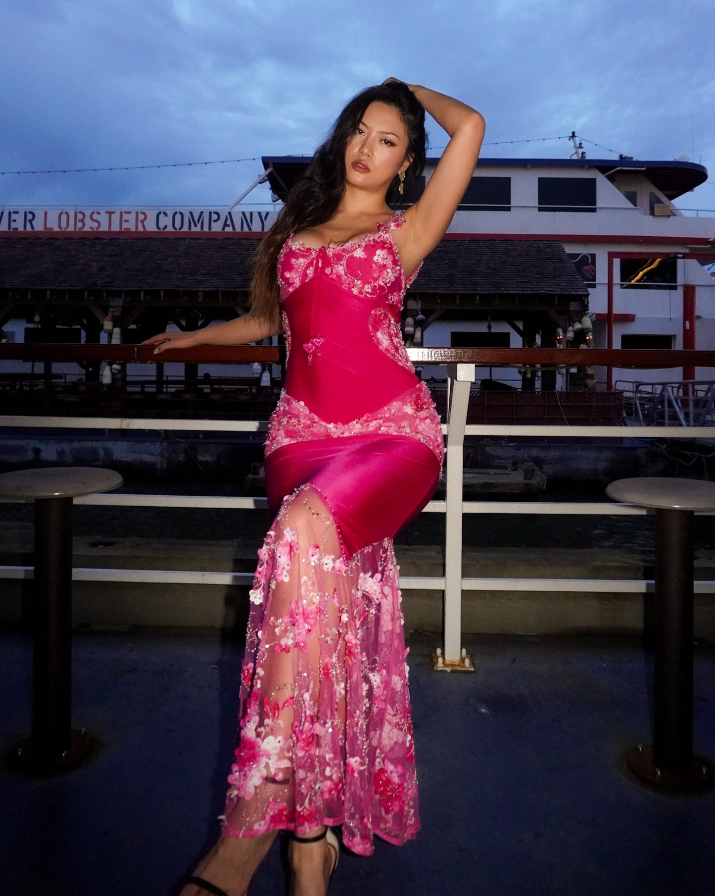 HEARTS ON HER WAIST DRESS