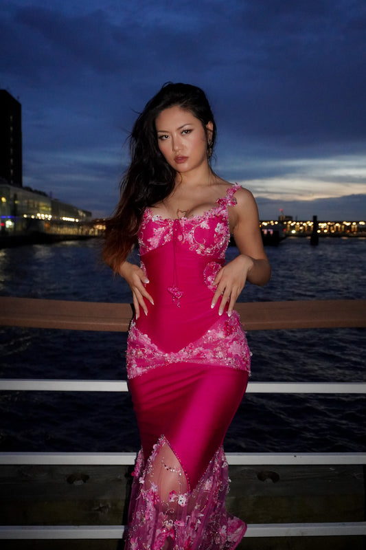 HEARTS ON HER WAIST DRESS